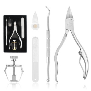 Kit de coupe-ongles en acier inoxydable, pinces bec d'aigle pour ongles incarnés, outil de correction des ongles épais pour pédicure - Product Image 2