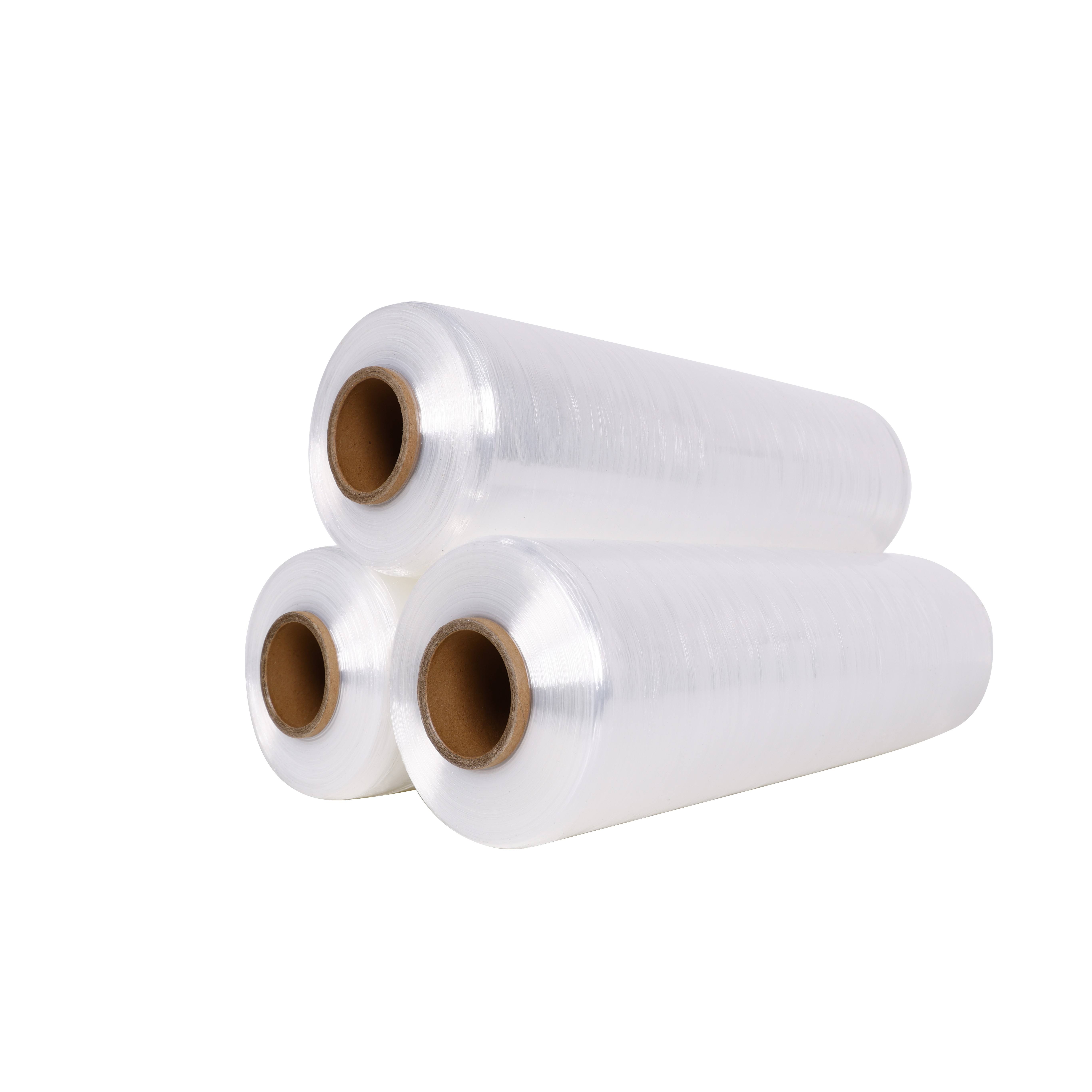 Pre stretched stretch film