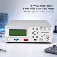 HOTOTECH 15KV DC Hipot Tester & Pengukur Resistansi Isolasi untuk Modul PV, Kabel EV, Transformator, Kapasitor