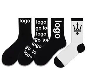 Calcetines deportivos de algodón personalizados, calcetines de algodón con logotipo personalizado