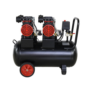 Pistola de Pintura de 220V y 50 Litros, <span class=keywords><strong>Compresor</strong></span> de Aire Portátil, Silencioso, Sin Aceite, con Alimentación de CA y Refrigeración por Aire - Product Image 5