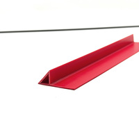 Perfil de Extrusión de Plástico PVC de Alta Calidad, Forma Triangular, Color y Forma Personalizados, para Construcción