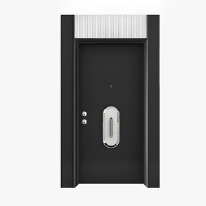 Porte d'entrée moderne en acier avec ouverture manuelle Surface finie pour usage extérieur et conseils nutritionnels relatifs - Product Image 1