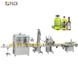 Npack tự động tuyến tính hoàn chỉnh chai dầu ô liu điền dòng dầu ô liu Điền và đóng nắp máy dầu ô liu máy đóng chai - Product Image 1