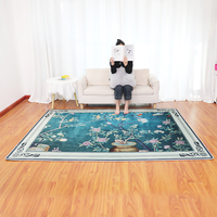 Modern Area Rugs square Rug Velvet Rug Floor Mats for Living Room Tappeti Soggiorno Grande Muslim Prayer Mat