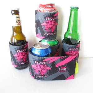 Custom Cutting Sublimation Slap Neoprene Snap Wrap Can Cooler - Product Image 3