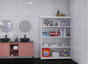 מחסן אחסון מדפי מתכת פלדת מדפי בורג-משלוח מגולוון מורט Boltless מזרן מדף מתלה מפעל - Product Image 3