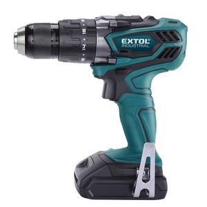 8791110 EXTOL Trapano <span class=keywords><strong>Avvitatore</strong></span> a Batteria Potente Industriale <span class=keywords><strong>18V</strong></span> Ioni di Litio con Motore a 4 Poli 2000mAh a Due Velocità con Percussione - Product Image 2