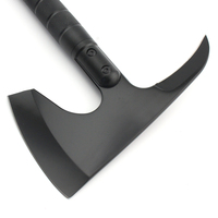 Hache tactique de camping, multi-outils, hachette, kit de survie avec boussole, ouvre-boîte, couteau
