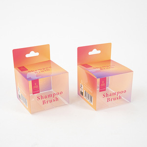 Tùy chỉnh rõ ràng PVC/Pet hộp nhựa cho thủ <span class=keywords><strong>c</strong></span>ông vật liệu tái chế Hook-Attached cho đồ dùng <span class=keywords><strong>c</strong></span>á nhân bàn chải màu-in bao bì - Product Image 1