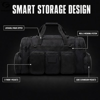 Sac de transport tactique multifonction robuste, grande capacité, imperméable, avec système MOLLE, pour randonnée et camping