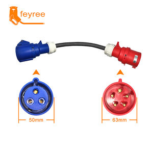 كابل شحن السيارات الكهربائية من فيري، محول من مقبس أحادي الطور 32 أمبير إلى قابس أوروبي أحادي الطور 16 أمبير، 3.5 كيلوواط - Product Image 3