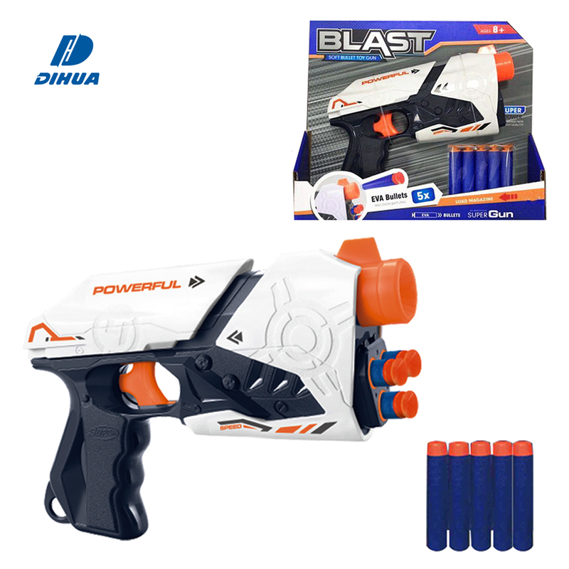 Plastic Pistle Gun Shooting Model Toy