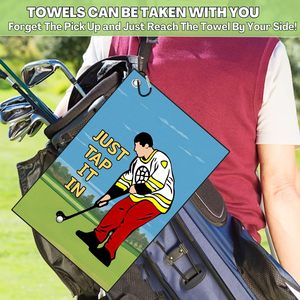 Toalla de Golf Personalizada con Estampado Divertido, Toalla de Golf Divertida para Bolsas de Golf con Clip, Regalo de Golf para Hombres, Esposo, Novio, Papá, Navidad - Product Image 5