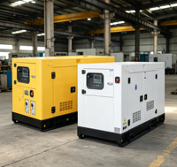 Générateur diesel électrique insonorisé de type conteneur ouvert ou silencieux de 100 kVA, 200 kVA, 300 kVA, 500 kVA, 800 kVA, 900 kVA, 1250 kVA, 1500 kVA