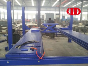 Pont élévateur hydraulique robuste à 4 poteaux 3T (6000 lb) à double vérin, structure en acier, certifié CE, pour <span class=keywords><strong>garage</strong></span> - Product Image 3