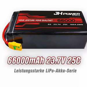 Hochleistungs-Lithium-Ionen-Akkupack 66000mAh 6S Hochspannung <span class=keywords><strong>f</strong></span>ür Drohnen, UAV, Schwerlastdrohnen, Roboter - Product Image 1