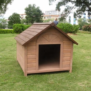 De Madera al aire libre Casa de perro perrera jaulas portátil para mascotas casas con perro - Product Image 2