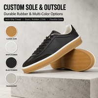 Sneakers plateforme chunky personnalisées avec logo pour hommes/femmes, dessus en cuir véritable, semelle intermédiaire en EVA, maille respirante, fermeture à lacets
