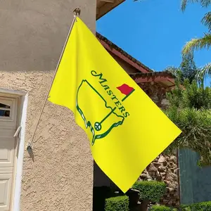 Bandeira de torneio de golfe impressa dupla face, bandeira de poliéster durável para festa, bandeira de golfe impressa digitalmente