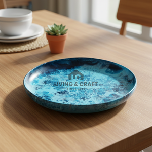 Assiettes en résine de qualité supérieure, vaisselle décorative pour la salle à manger intérieure et extérieure, utilisation à la maison et au restaurant, prix de gros - Product Image 3