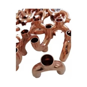 <b>Copper</b> Fittings Customizable OEM Spare Parts Y-Shaped Three-Way Tee 25mm 16mm Low Price Refrigeration-Stamping <b>Copper</b> Y Fittings - Product Image 5
