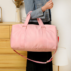 <span class=keywords><strong>Bolsa</strong></span> <span class=keywords><strong>de</strong></span> Viaje Impermeable <span class=keywords><strong>de</strong></span> Nailon Rosa, <span class=keywords><strong>Bolsa</strong></span> <span class=keywords><strong>de</strong></span> Lona <span class=keywords><strong>de</strong></span> Gran Capacidad, <span class=keywords><strong>Bolsa</strong></span> <span class=keywords><strong>de</strong></span> Mano Ligera para Fin <span class=keywords><strong>de</strong></span> Semana - Product Image 4