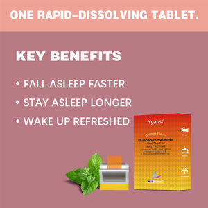 Tabletas de Melatonina SlumberPro de Acción Rápida con Sabor a Naranja para Dormir Rápido, Marca Privada para Adultos, Apoyo Inmunológico, Empaque Personalizable - Product Image 5