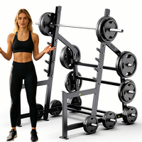 WENDY Station multifonctionnelle : Rack de squat debout, Banc d'entraînement de force, Power Rack – Équipement de fitness