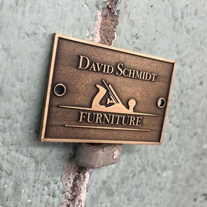 Tùy Chỉnh Dập Nổi Kẽm Hợp Kim In Ấn Kim Loại Logo Tấm Túi Xách Nhãn Kim Loại Tag Tên Nơi Cho Túi Và Vải - Product Image 3