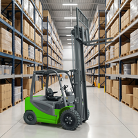 Forklift Listrik MOVMES FB Warehouse Use Forward Drive 2500kg/3000kg Baterai Asam Timbal Ban Pneumatik/Solid Indoor/Outdoor