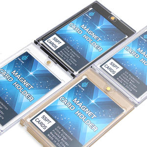 <span class=keywords><strong>Carte</strong></span> de collection moderne et résistante avec aimant puissant 35PT-180PT Pokmon Yu-Gi-Oh Ultraman, <span class=keywords><strong>carte</strong></span> de visite en plastique protégée contre les UV - Product Image 5