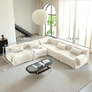 EU Convertible Corduroy Sponge Fabric <b>Bed</b> <b>Small</b>-Space Solution for Apartment Vacuum Roll Compression for Living Room - Product Image 2