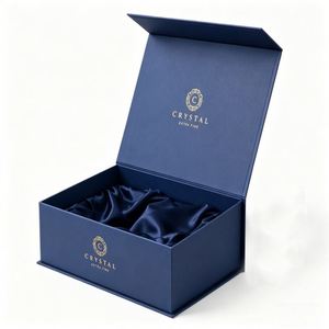 Boîte à tiroir magnétique personnalisée CRD pour emballage cadeau en papier rigide avec fermeture magnétique, logo personnalisé pour boîte à bijoux - Product Image 3