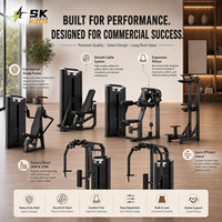 Máquina de Entrenamiento de Fuerza con Pesas Integradas SK Factory Direct, Juego Completo, OEM ODM, Proveedor Mayorista de Equipos de Gimnasio en China