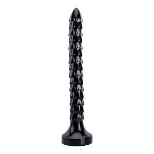 Vrai sentiment noir gros gode Super long <span class=keywords><strong>40</strong></span> <span class=keywords><strong>cm</strong></span> Long gode bouchons anaux forte ventouse artificielle PVC gode jouets sexuels pour femme homme - Product Image 2