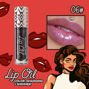 Lipstik Cair mutiara pelapis bibir pelembap perubahan suhu warna Rendering warna pelembap - Product Image 1