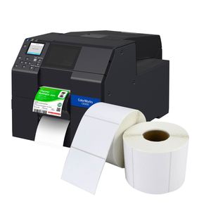 Impresora de Etiquetas Térmicas ColorWorks C6000 con Etiquetas Rectangulares Autoadhesivas para Impresión de Códigos de Barras en Envases de Alimentos - Product Image 1