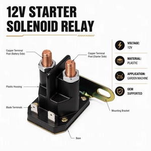 <span class=keywords><strong>Relais</strong></span> solénoïde de démarreur 12V professionnel pour <span class=keywords><strong>tondeuse</strong></span> autoportée à petit moteur - Product Image 3