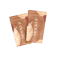 Pochettes debout en papier d'aluminium à impression personnalisée Sacs d'emballage alimentaire en plastique à fermeture éclair Granola avoine