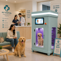 Machine de lavage automatique pour chiens, station de lavage pour animaux de compagnie en libre-service, équipement de toilettage commercial pour animaux, système de nettoyage intelligent pour chiens