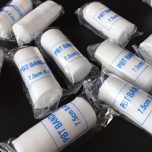 Bandage élastique PBT 5cm X 4.5m 7.5cm X 4.5m 10cm X 4.5m en coton, élasticité, premiers secours, usage sportif et extérieur - Product Image 3
