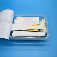 Kit de pansement stérile jetable pour dialyse, plateau de procédure mineure, ensemble de pansements médicaux pour soins des plaies à usage hospitalier, certifié CE