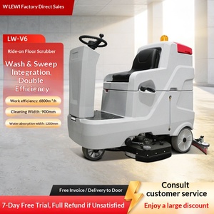 Lai Wei Industrial Floor Washing <b>Machine</b> with Engine & Pump for Shopping Mall Cleaning High Efficiency Heavy Duty Single Wipe - Product Image 1