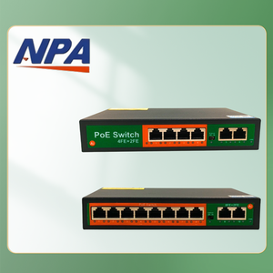 Nhà Máy Giá kích thước nhỏ mini phong cách PoE chuyển đổi 8 cổng 10/100M PoE chuyển đổi <span class=keywords><strong>4</strong></span> cổng <span class=keywords><strong>Ethernet</strong></span> chuyển đổi cho CCTV trong kho - Product Image 2