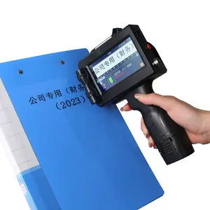 In Stock Clear Printing Eco Solvent Fast Dry 25.4Mm Portable Expiry Date Handheld Inkjet Color Printer