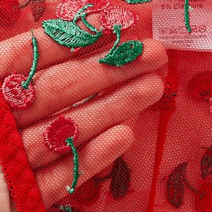 ZZYUP 6925KJN nueva llegada Popular cereza bordado señoras sujetador y bragas conjunto Sexy encaje fruta señoras Lencería conjunto ver a través de Pan - Product Image 3