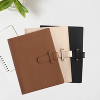 Porte-documents en cuir PU personnalisé fait à la main pour le bureau