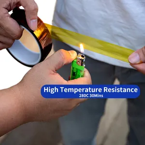 Fita impressa da pressão de calor, fita da subolmação da caneca do filme de poliimida da resistência ao calor