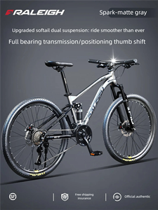 Nuova Bicicletta da Montagna 2026 in Fibra di Carbonio a Sospensione <span class=keywords><strong>Completa</strong></span> con Freni a Disco per Uomini, Donne, Adulti, Adolescenti e Studenti, 24 Velocità, 26 Pollici, Doppia Sospensione - Product Image 5